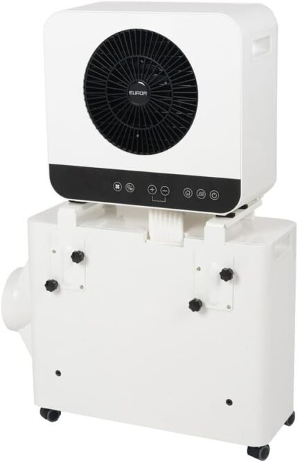 Eurom Split Klimaanlage AC4201 Wifi + APP für Wohnwagen, Wohnmobil, Camping, Boot, Bus, Camper, Caravan, Mobilheim | Mobiles Klimagerät mit 4200 BTU | Kühlleistung max. 24 m³ | Schutzart IP24