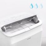 Cecotec Tragbare Klimaanlage mit Fernbedienung, WLAN und Wärmepumpe Forceclima 12800 Heizung angeschlossen. 12000 BTU, LED -Bildschirm, 5 Modi, Abdeckung 28 M2
