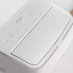 Cecotec Tragbare Klimaanlage mit Fernbedienung, WLAN und Wärmepumpe Forceclima 12800 Heizung angeschlossen. 12000 BTU, LED -Bildschirm, 5 Modi, Abdeckung 28 M2