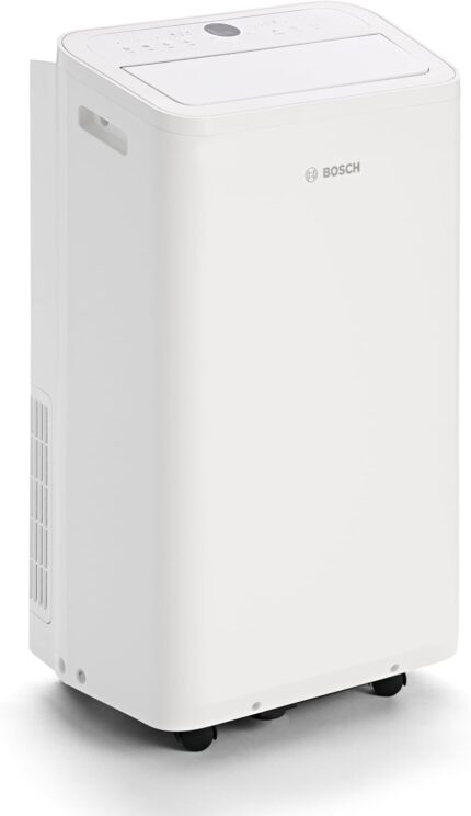 Bosch Cool 2000 Mobiles Klimagerät - 3-in-1 Klimaanlage, Luftentfeuchter, Ventilator - 2,6 kW für Räume bis zu 35m² - Mit Auto-Modus, Silent-Modus Sleep-Modus