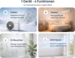 HANTECH Multi Split Klimaanlage H-PRO Inneneinheit 18000 BTU weiß