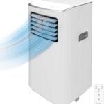 Cecotec Tragbare Klimaanlage mit Fernbedienung und taktiler Steuerung Forceclima 7400 Touch. 7000 BTU, LED -Bildschirm, 4 Modi, 2 Geschwindigkeiten, Abdeckung von bis zu 15 m2