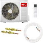 TCL BreezeIn Split Klimaanlage 18000 BTU (5,2 kW) - Quick Connect Set (5m) - R32 Vorbefüllt - Heizen & Kühlen - App & Alexa Steuerung