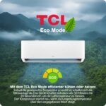 TCL BreezeIn Split Klimaanlage 18000 BTU (5,2 kW) - Quick Connect Set (5m) - R32 Vorbefüllt - Heizen & Kühlen - App & Alexa Steuerung