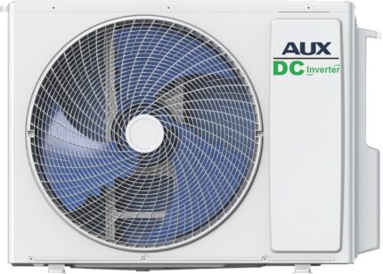 Belvit AUX Multi Split Klimaanlage Set, 27.000 BTU, 2x 12.000 BTU, Schwarz | 2 Räume effizient klimatisieren mit 7,9 kW Außengerät, 2 leistungsstarken Wandgeräten und App-Steuerung.