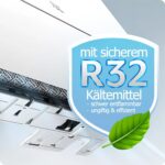 TCL BreezeIn Split Klimaanlage 18000 BTU (5,2 kW) - Quick Connect Set (5m) - R32 Vorbefüllt - Heizen & Kühlen - App & Alexa Steuerung