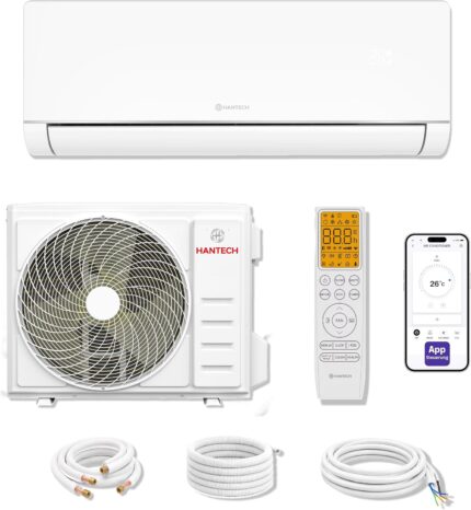 HANTECH A+++ Split Klimaanlage 24000 BTU H-PLUS energiesparender und umweltschonender Betrieb für ganzjährig angenehme Temperaturen, Smart Home kompatibel