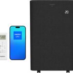 MEDION Smarte Mobile Klimaanlage mit Abluftschlauch P1202 (12000 BTU, mobil, inkl. Fensterabdichtung, bis 42m², 3in1 Kühlen Entfeuchten Ventilieren, App- und Sprachsteuerung, Schlafmodus